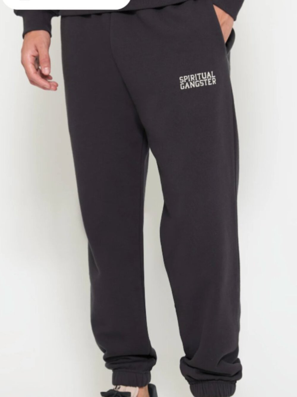 NEW NWT SZ LARGE SPIRITUAL GANGSTER JOGGER comfy SG Emblem Men's Sweatpant